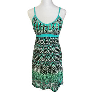 Athleta active wear aqua print tennis dress